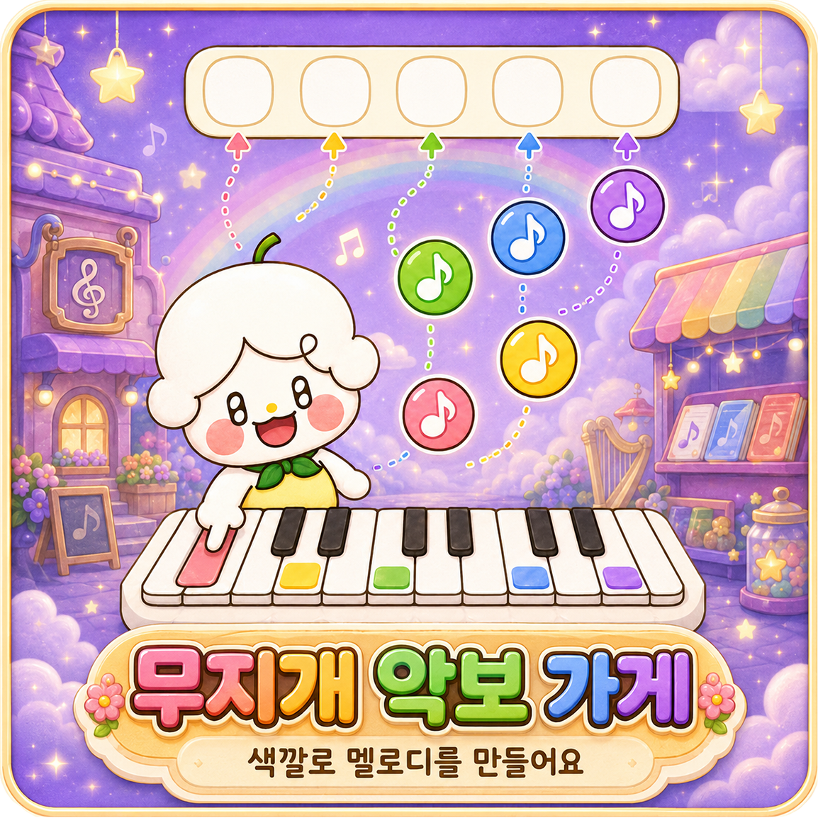 무지개 악보 가게